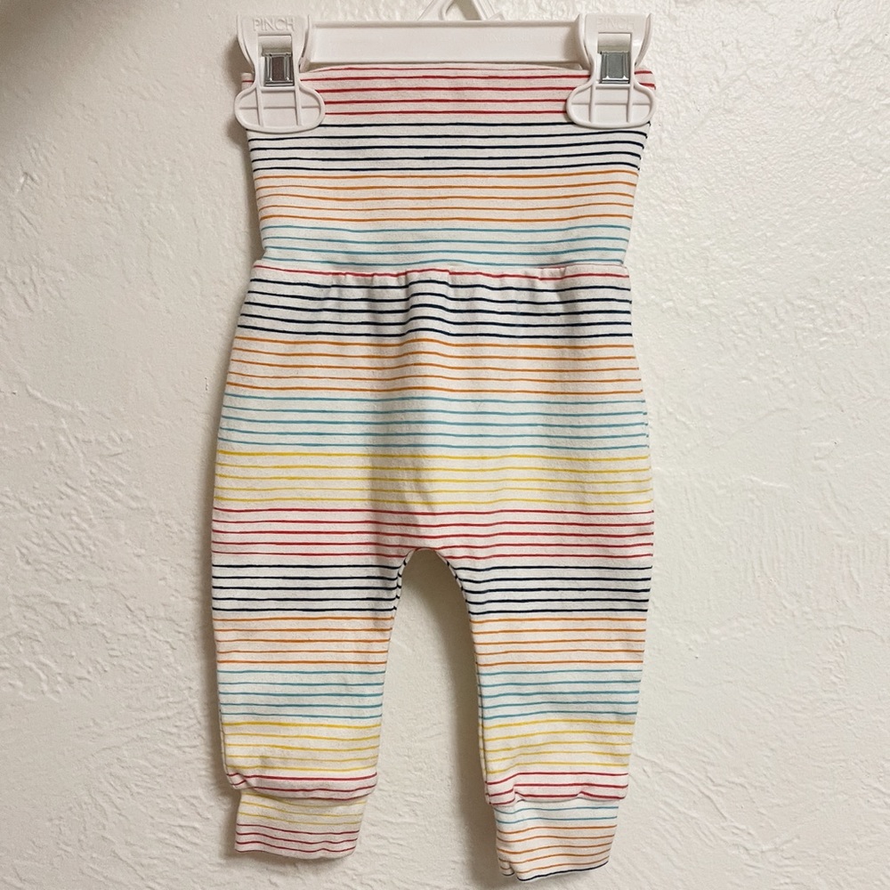 Indigo Baby Pants Rainbow Size 0-3M